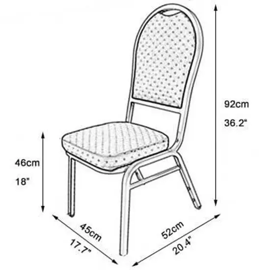 Red Banquet Chair Cover, Stretch Polyester Slipcover for Weddings & Events {5}