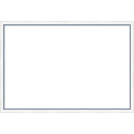 Morgan Framed Dry Erase Magnetic Board White Silver {7}