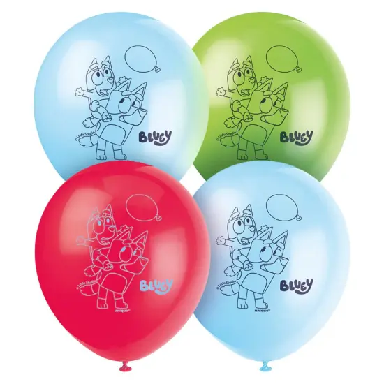 Bluey 12" Latex Balloons - 8ct {1}