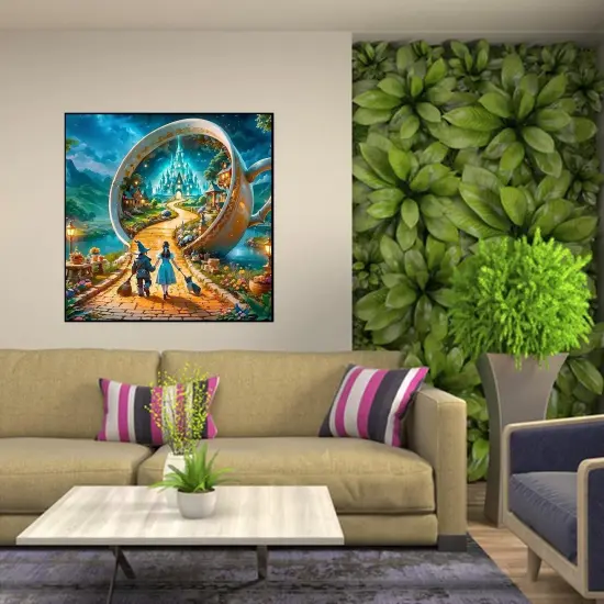 Witches Enchanted Magic Castle Diamond Painting Kits {4}