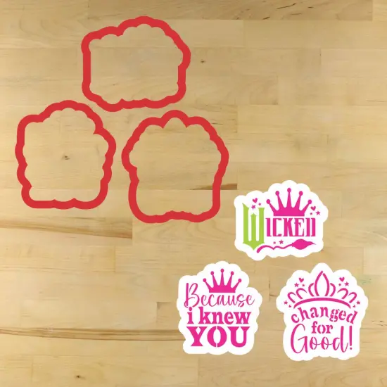 Changed for Good Cookie Stencil Set | Halloween Cookie Stencil | Halloween Arts & Crafts Stencil | Confection Couture | {2}