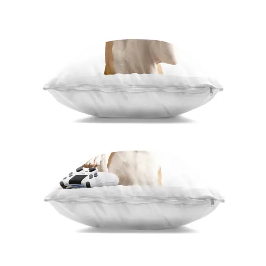 Stupell Industries Video Game Dogs with VR 2pc Decorative Printed Pillow Set design by CAD Designs, 18 x 7 x 18 {2}