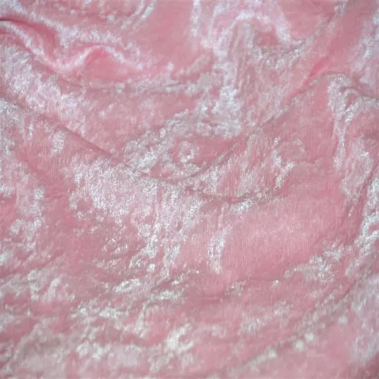 1 Yard Panne Crushed Stretch Velvet Fabric for Costumes Dresses Crafts Backdrops Sewing 60 Inches Width Pink {1}
