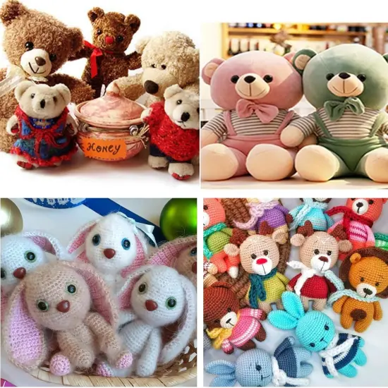 160 Pcs Glitter Safety Eyes - 16 mm (8 Colors) {3}