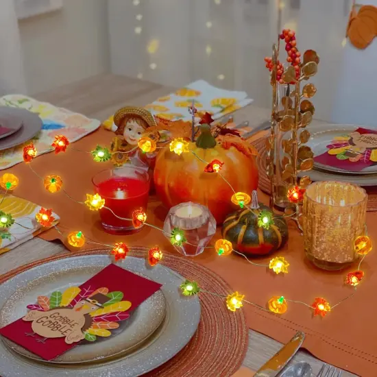 Thanksgiving Fall lights Decoration {5}