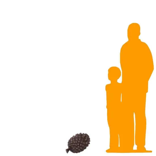 Large Pine Cone Decor Statue {2}