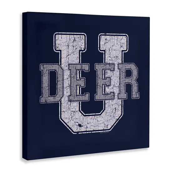 Stupell Industries Deer U College Varsity Canvas Wall Art Design by Spirit Animals/Life Is High {3}