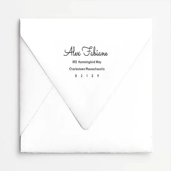 Address Stamp No. 10, Return Address {1}