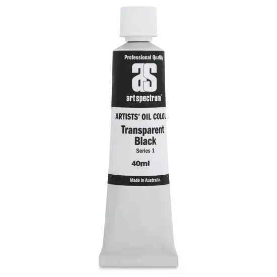Art Spectrum Artists' Oil Paint - Transparent Black, 40 ml {1}