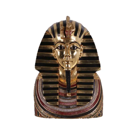 Egyptian Bust King Tut Life Size Statue {1}
