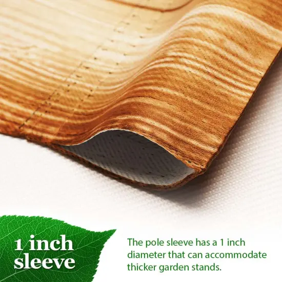 G128 USA Star Flowers Garden Flag 12x18 In Double Sided Independence Day Yard Garden Lawn Decoration {5}