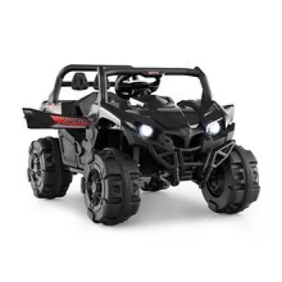 12V Battery-Powered Electric Vehicle with Remote Control & 3 Speed Modes Black {7}
