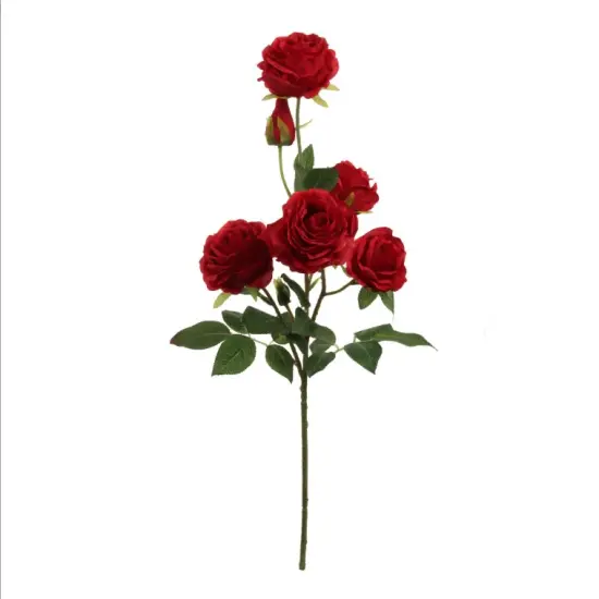 27" Rose Spray - 5 Flowers & 1 Bud-3 PACK {2}