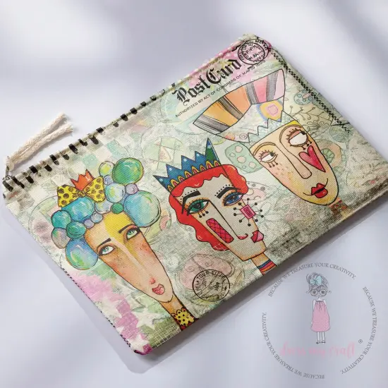 Dress My Craft Transfer Me Sheet A4-Faces Collage {3}