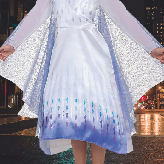 Elsa SEA Classic Frozen Queen Costume for Toddler Girls Halloween Dress {3}