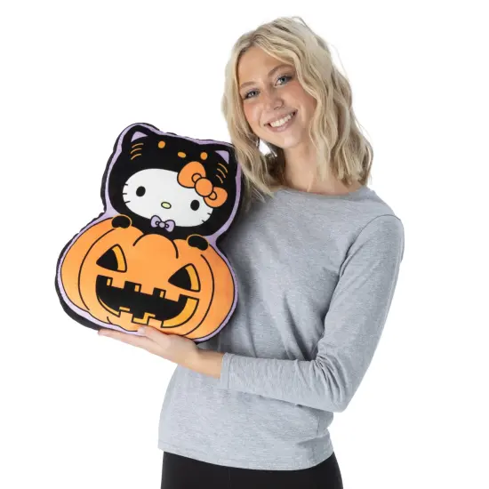 Sanrio Hello Kitty Pumpkin Kitty Travel Cloud Pillow 15 Inches {2}