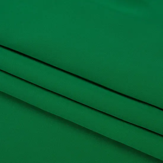 1 Yard Premium Silk 4 Ply Crepe Fabric Kelly Green Luxury Designer Collection, 44 Inches Width {4}