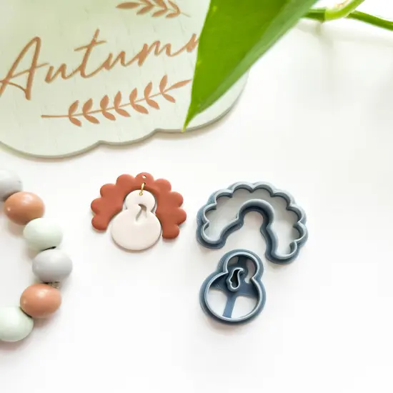 TURKEY DANGLE SET | FALL CLAY CUTTERS {1}