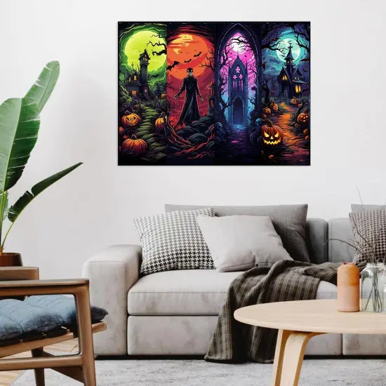 Halloween Diamond Paintings Kits for Adults {3}