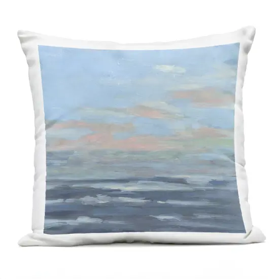 Stupell Industries Ocean Romance Expression Outdoor Pillow, 18 x 7 x 18 {1}