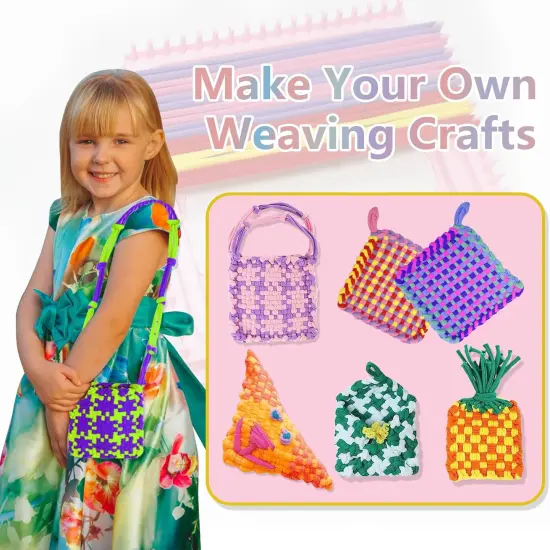 Weaving Loom Kit Crafts - Arts and Crafts for Kids and Adults {4}