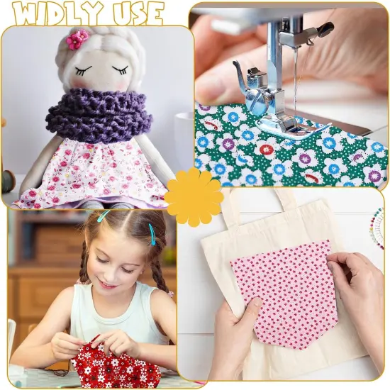 1500 Pcs 4 x 4 Inches Cotton Fabric Squares {5}