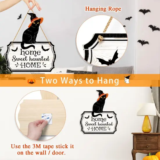 Halloween Decorations 3D Black Cat {2}
