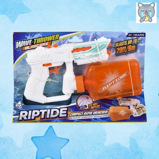 Lanard Riptide Trigger Action Water Blaster Shoots Up To 20 Feet Outdoors {4}