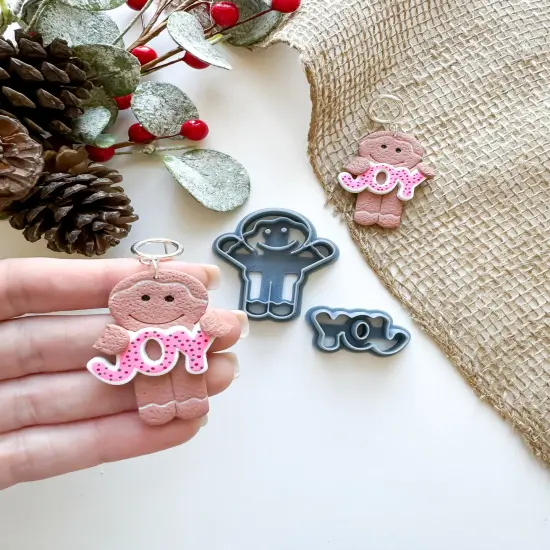GINGERBREAD JOY COOKIE | CHRISTMAS 2024 | CLAY CUTTER {2}