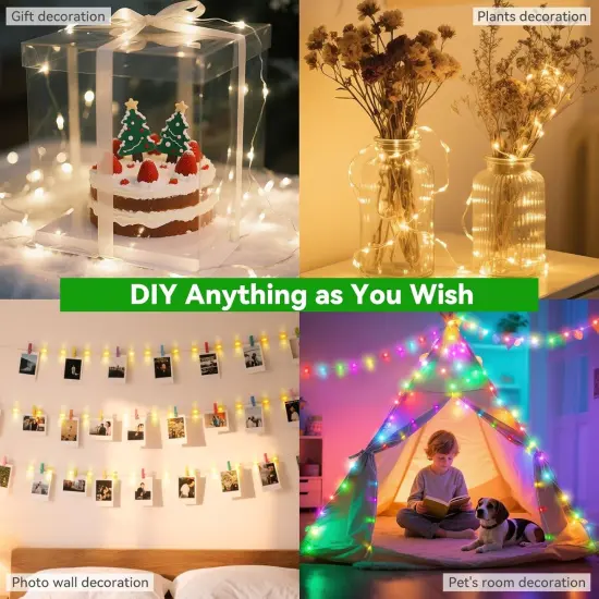 Color Changing Fairy Lights with Remote {2}