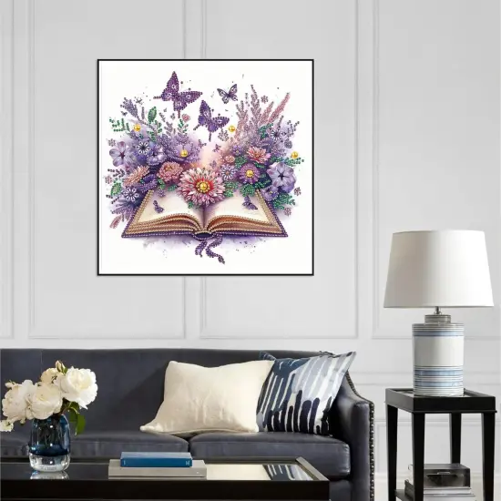 5D Special Shape Diamond Art Kits for Beginners, Crystal Rhinestones, 12&times;12 Inch {4}