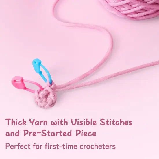 Unicorn Pattern Crochet Kit for Beginners {3}