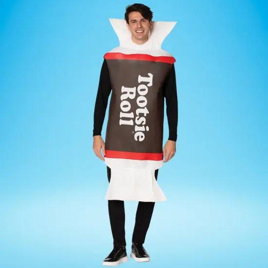 Tootsie Roll Tunic Costume Iconic Candy Polyfoam Funny Halloween Party Outfit {1}