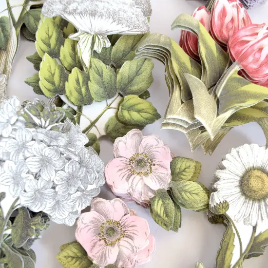 120 Botanical Engravings Stickers {4}