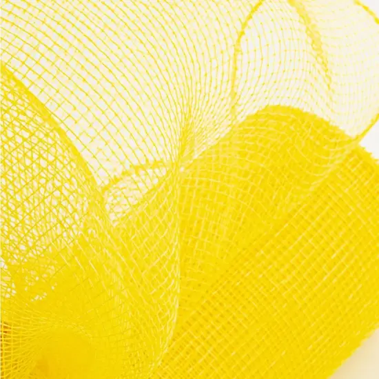 10" Yellow Poly Deco Mesh Ribbon (10 Yards) {4}