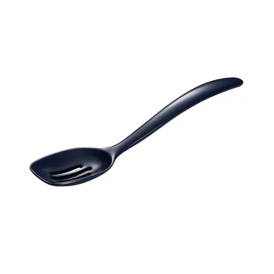 Hutzler 7.5-Inch Melamine Mini Slotted Spoon Turquoise {2}