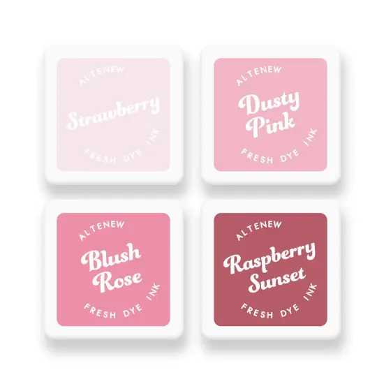 Blushberry Bliss Fresh Dye Ink Mini Cube Set {1}