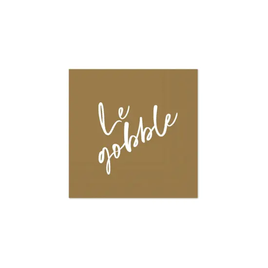 LE GOBBLE COCKTAIL NAPKINS {1}
