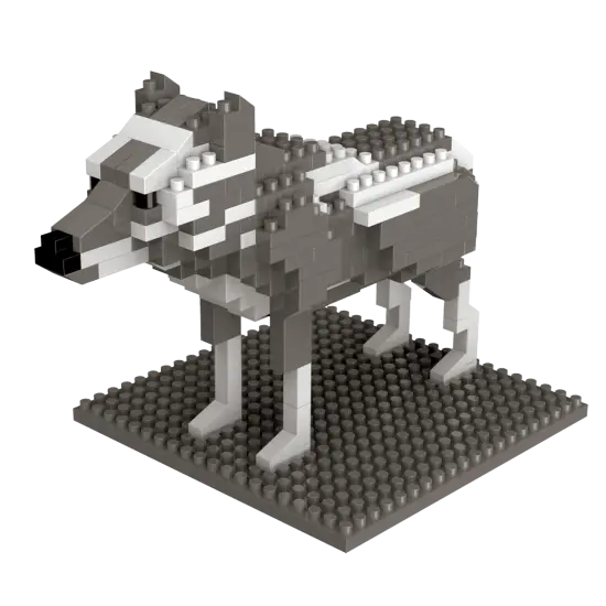 Mini Building Blocks - Wolf {3}