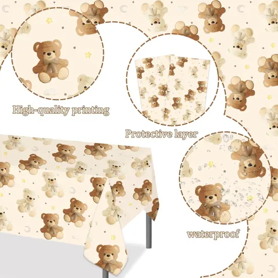 2PCS Teddy Bear Tablecloth {3}
