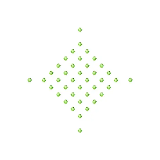 Preciosa 4mm Czech Crystals Bicone Rondelle Beads, 40pcs Peridot {5}