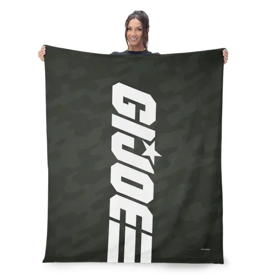 Hasbro GI Joe Symbols Silk Touch Sherpa Throw Blanket {2}
