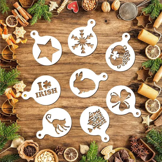 36 Pcs 4th of July Seasonal Cookie Cake Stencils Set {4}