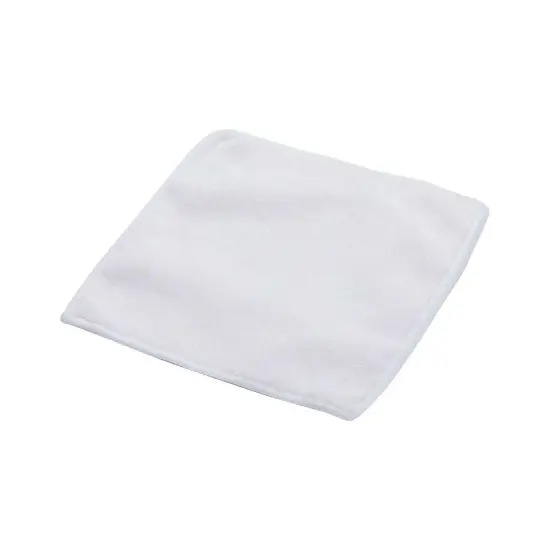 Craft Express 4-Pack White 12" Square Towels – Sublimation Microfiber Blanks {4}