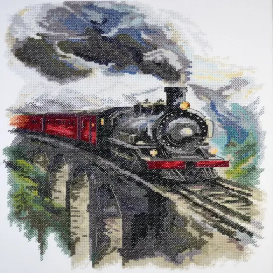 Cross-stitch kit - Eastern Express {1}