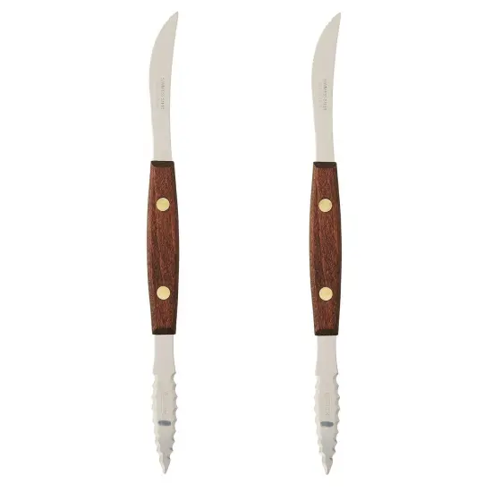 Norpro Squirtless Double Stainless Steel Blade Grapefruit Slicing Knife {5}