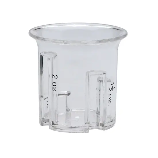 HIC E-Z Step Acrylic Measuring Kitchen & Bar Jigger - 0.5oz to 2oz Measure Cup {1}