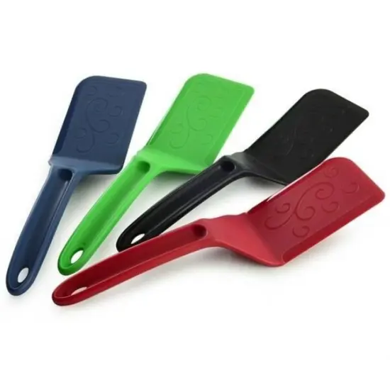 Norpro Heat-Resistant Rigid Nylon Spatula Turner - Pot & Pan Scraper {2}