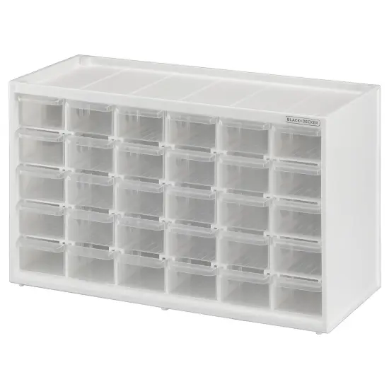 Storage Organizer Small 30 Drawer Bin Modular Storage System Easily Stackable {1}