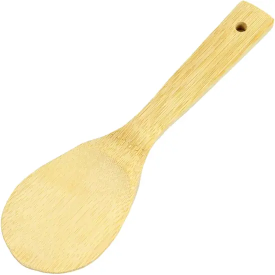 Chef Craft 9-Inch Bamboo Rice Paddle Serving Spatula Spoon {1}